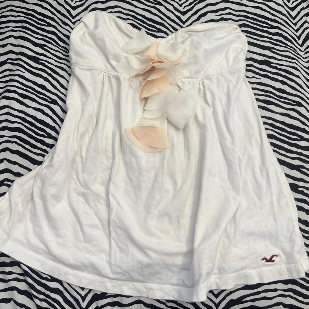 2000s hollister babydoll tube top